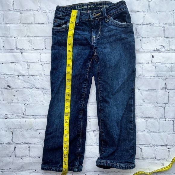 EUC Girl’s Size 5/6 LL Bean Double 1 Boot Cut Jeans - Picture 6 of 6